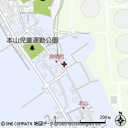 山口県山陽小野田市本山町65-1周辺の地図