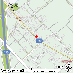 愛媛県西条市喜多台186周辺の地図