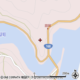 奈良県吉野郡十津川村平谷870周辺の地図