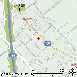 愛媛県西条市喜多台65周辺の地図