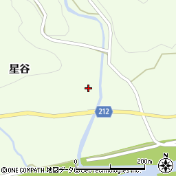徳島県勝浦郡勝浦町星谷周辺の地図