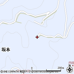 徳島県勝浦郡勝浦町坂本岡田周辺の地図