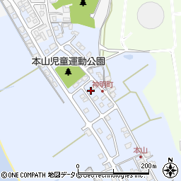 山口県山陽小野田市本山町11126周辺の地図