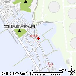 山口県山陽小野田市本山町65-3周辺の地図