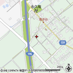 愛媛県西条市喜多台92周辺の地図