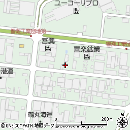 日本エスエム　若松営業所周辺の地図