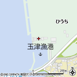 ひうち漁協周辺の地図