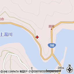 奈良県吉野郡十津川村平谷765周辺の地図