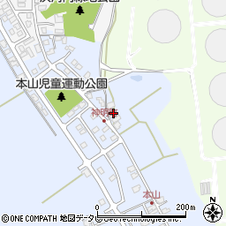 山口県山陽小野田市本山町65-2周辺の地図