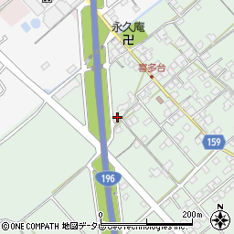 愛媛県西条市喜多台30周辺の地図
