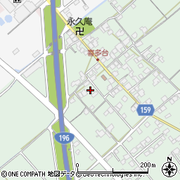 愛媛県西条市喜多台51周辺の地図