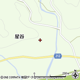 徳島県勝浦郡勝浦町星谷大明神周辺の地図