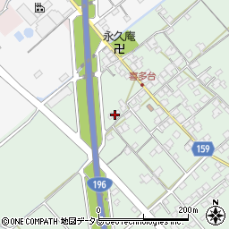 愛媛県西条市喜多台36周辺の地図