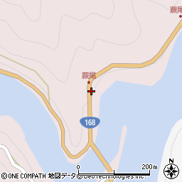 奈良県吉野郡十津川村平谷735周辺の地図