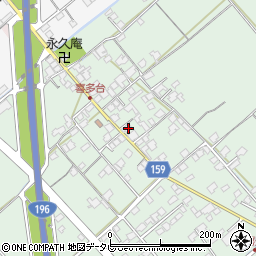 愛媛県西条市喜多台208周辺の地図