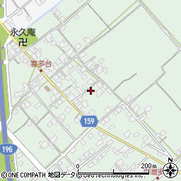 愛媛県西条市喜多台195周辺の地図
