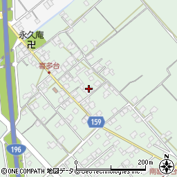 愛媛県西条市喜多台194周辺の地図