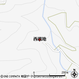 徳島県上勝町（勝浦郡）正木（西槻地）周辺の地図