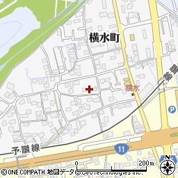 愛媛銀行社宅周辺の地図