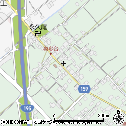 愛媛県西条市喜多台210周辺の地図