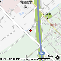 愛媛県西条市喜多台18周辺の地図