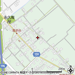 愛媛県西条市喜多台198周辺の地図