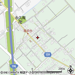 愛媛県西条市喜多台209周辺の地図