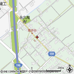 愛媛県西条市喜多台212周辺の地図