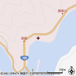 奈良県吉野郡十津川村平谷691周辺の地図