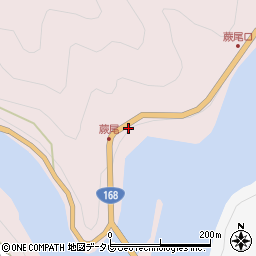 奈良県吉野郡十津川村平谷715周辺の地図