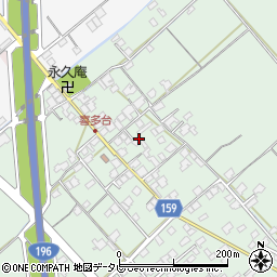 愛媛県西条市喜多台205周辺の地図