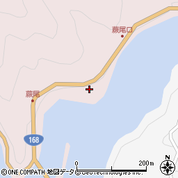 奈良県吉野郡十津川村平谷694周辺の地図
