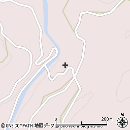 徳島県勝浦町（勝浦郡）三溪（溝内）周辺の地図