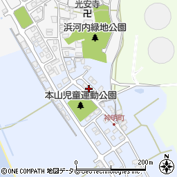 山口県山陽小野田市本山町1131-58周辺の地図