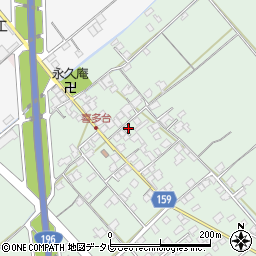 愛媛県西条市喜多台214周辺の地図