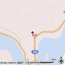 奈良県吉野郡十津川村平谷725周辺の地図
