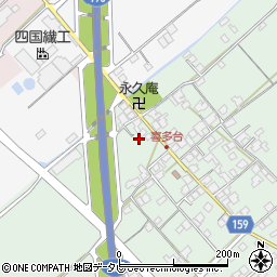 愛媛県西条市喜多台5周辺の地図