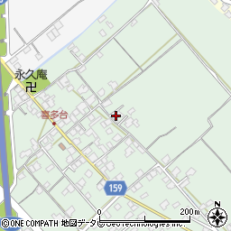 愛媛県西条市喜多台350周辺の地図