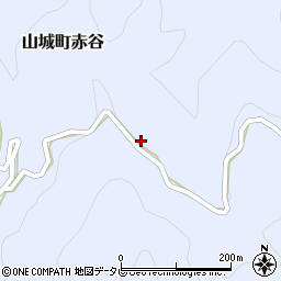 徳島県三好市山城町赤谷465周辺の地図
