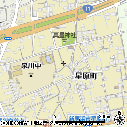 愛媛県新居浜市星原町8周辺の地図