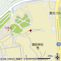 愛媛県西条市船屋甲54周辺の地図