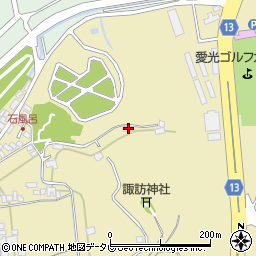 愛媛県西条市船屋甲53周辺の地図