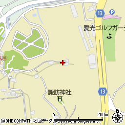 愛媛県西条市船屋甲51周辺の地図