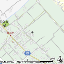 愛媛県西条市喜多台355周辺の地図