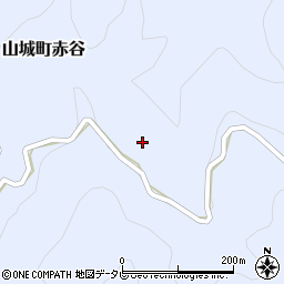 徳島県三好市山城町赤谷458周辺の地図