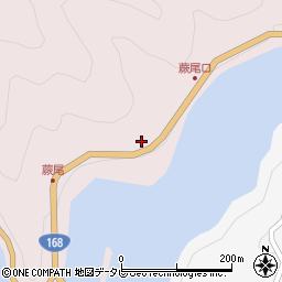 奈良県吉野郡十津川村平谷685周辺の地図