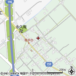 愛媛県西条市喜多台226周辺の地図