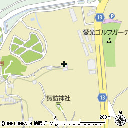 愛媛県西条市船屋甲50周辺の地図