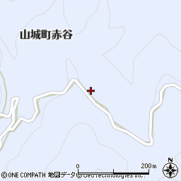 徳島県三好市山城町赤谷460周辺の地図