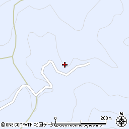 徳島県勝浦町（勝浦郡）坂本（上久保）周辺の地図